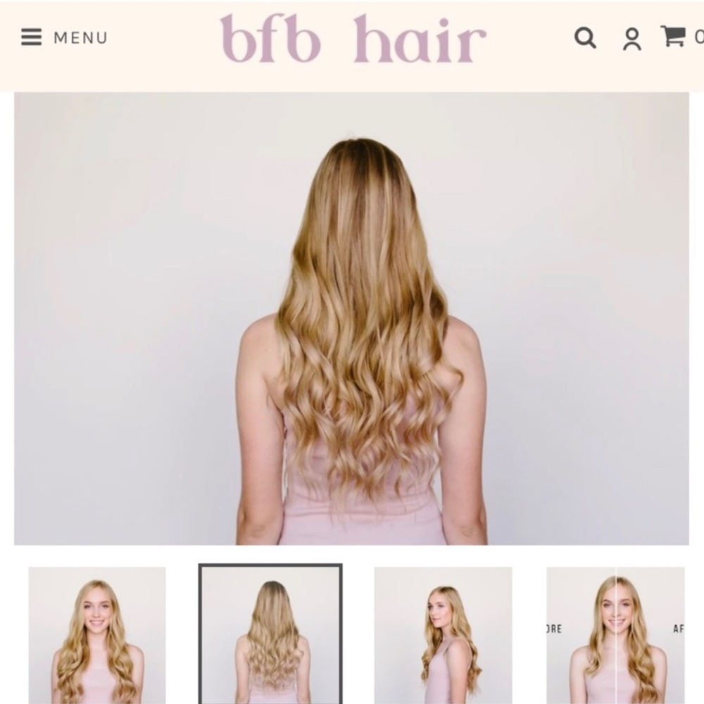 Barefoot Blonde BFB Classic 21” Butterscotch hair